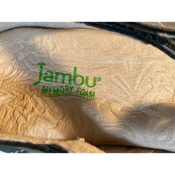 Jambu Shoes Women 10 M “Spain” Gray Leather Walking Mary Jane Comfort WJ17SAN19 - Picture 7 of 11